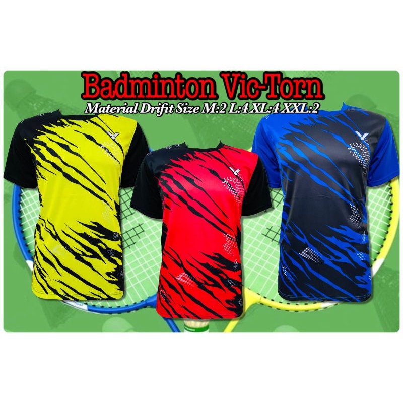 Baju Badminton Printing / Jersey Badminton Printing / Kaos Badminton Printing