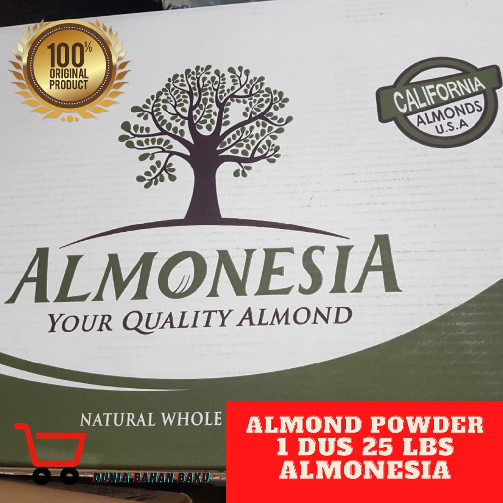 Almond Powder Almonesia Almond Bubuk 500 g / 1 Kg | ASLI 100%