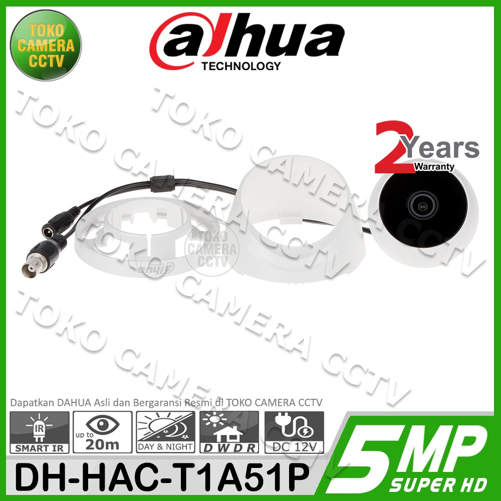 KAMERA CCTV INDOOR DAHUA 5MP CAMERA CCTV DAHUA 5MP HDCVI