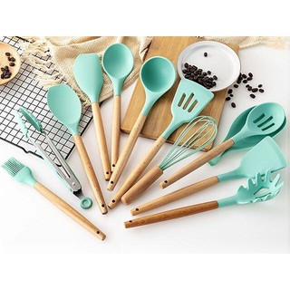 SUTIL SENDOK MASAK SILICONE KITCHEN  UTENSILS SET  13PCS SET  