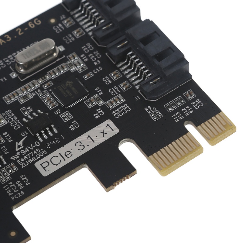 Btsg PCIe Ke 2port SATA3.0 6Gbps SSD Adapter PCI-e PCI Untuk Express x1 Controller Bo