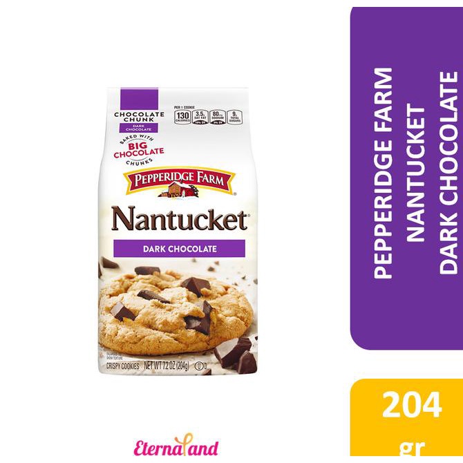 

Pepperidge Farm Nantucket Dark Chocolate Cookies - Kukis Cokelat Impor