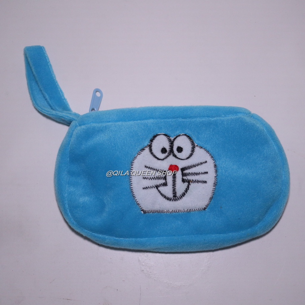 DOMPET KARAKTER BONEKA BAHAN VELBOA,TEMPAT PENSIL BAHAN