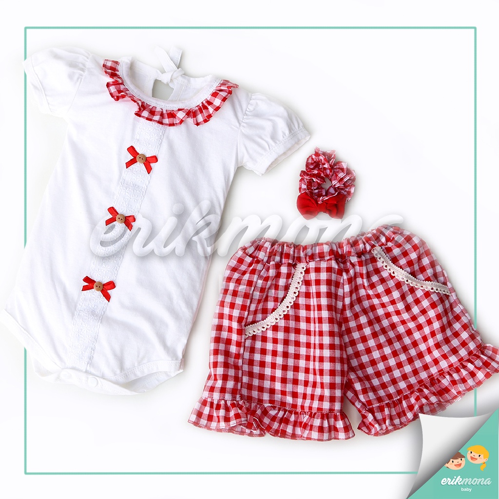 ❤️baju bayi jumper bayi cewe model astrid lucu murah ❤️