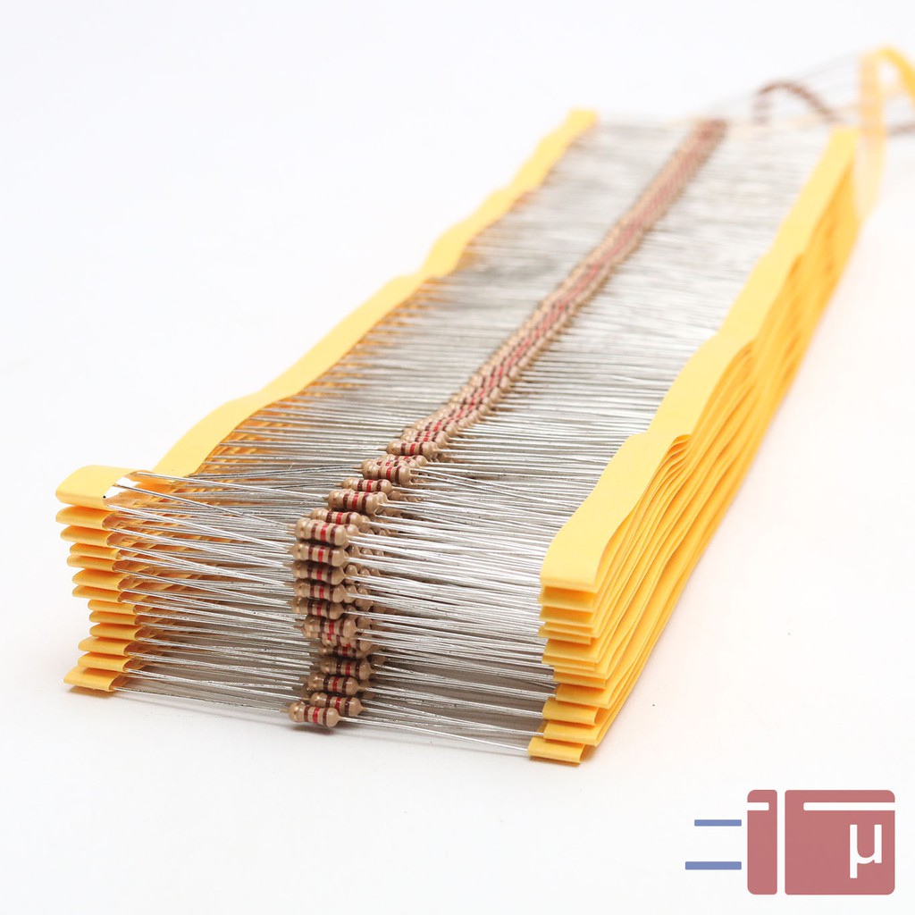 x10 Resistor 120R 120 Ohm 1/4W Karbon 5% Taiwan Kaki Tembaga