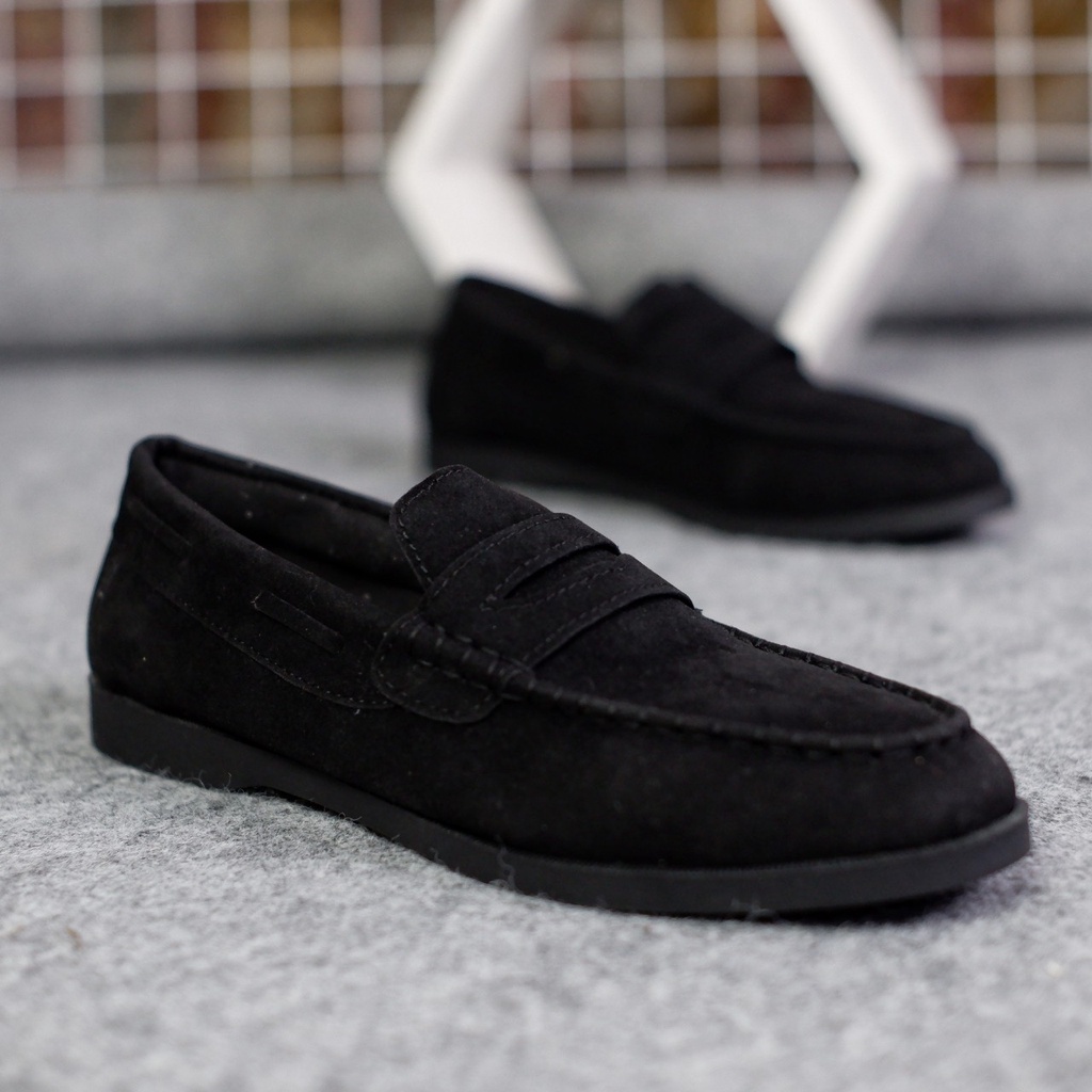 SEPATU KASUAL SLIP ON PRIA SUEDE LOAFER BOI PREMIUM ORIGINAL FORMAL CASUAL SEPATU PANTOFEL SLIP ON PRIA NYAMAN || SLIP ON PRIA PANSUS 2022