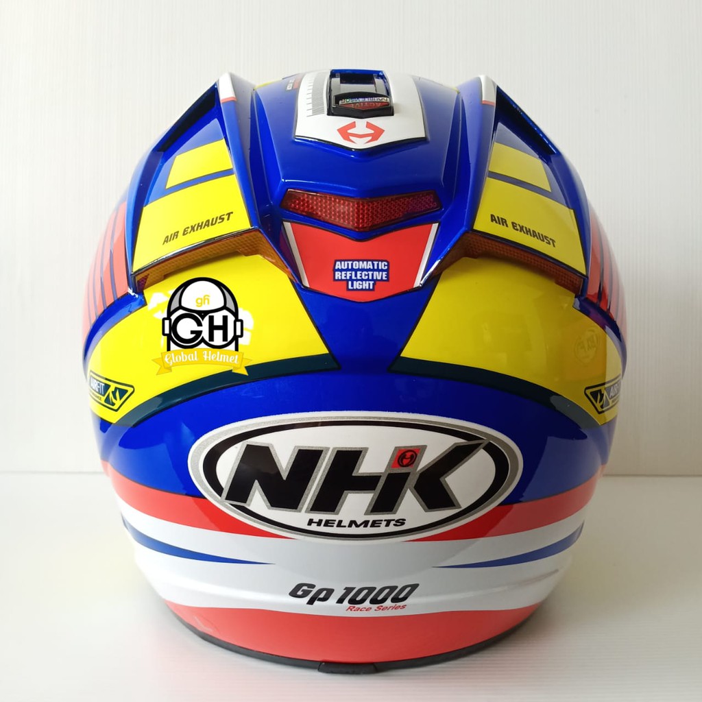 HELM NHK GP1000 SXR BLUE AQSO YELLOW NHK GP 1000 NHK GP1K