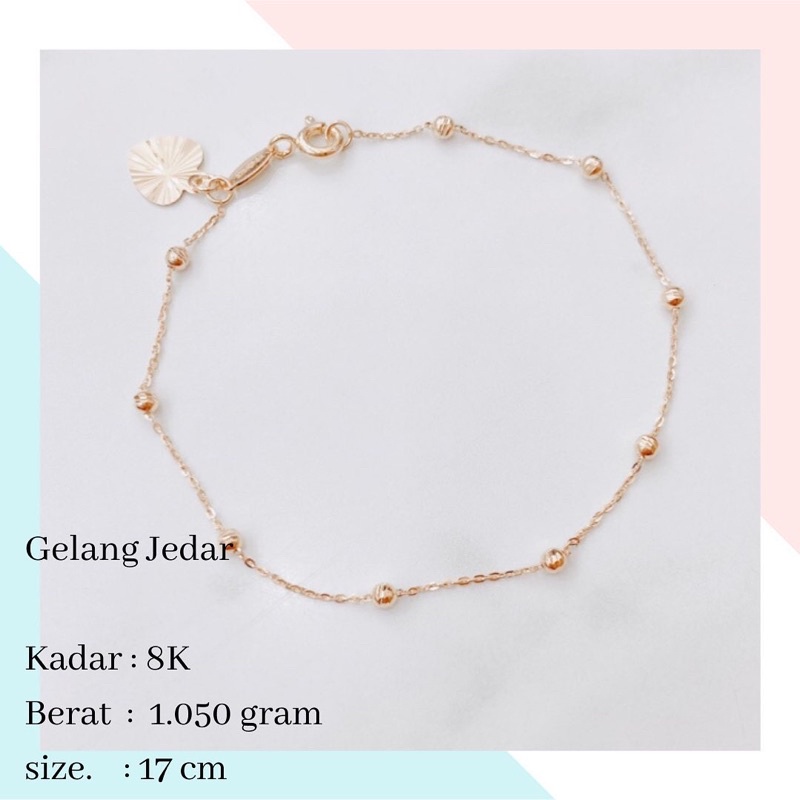 Gelang Emas Jedar 1.050 Gr