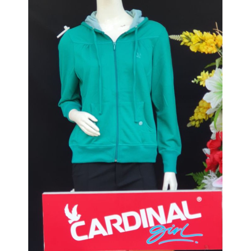 Jaket Hoodie Cardinal Girl 6 warna size M - 3XL