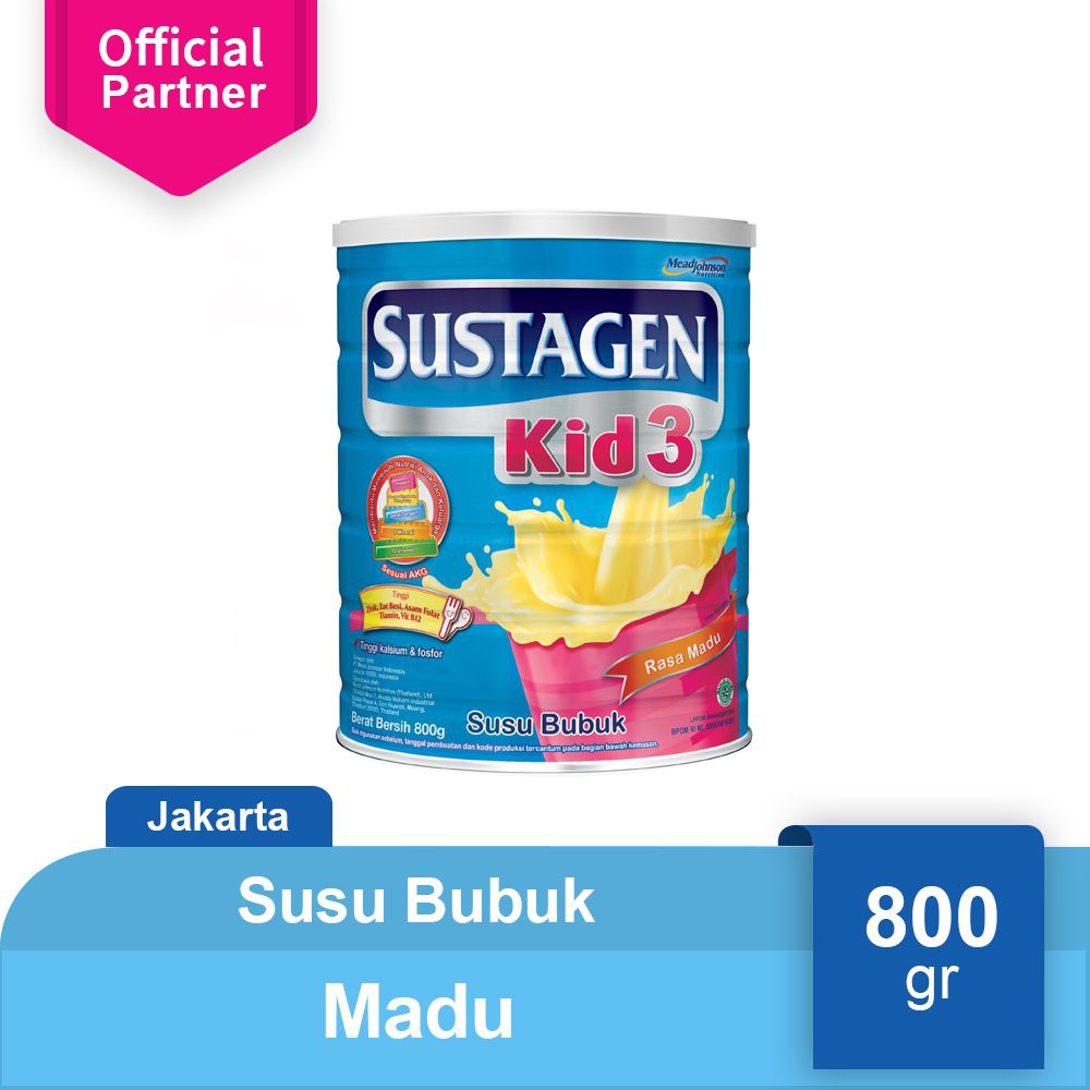 SUSTAGEN Kid 3 Plus Susu Madu - 800gr Limited