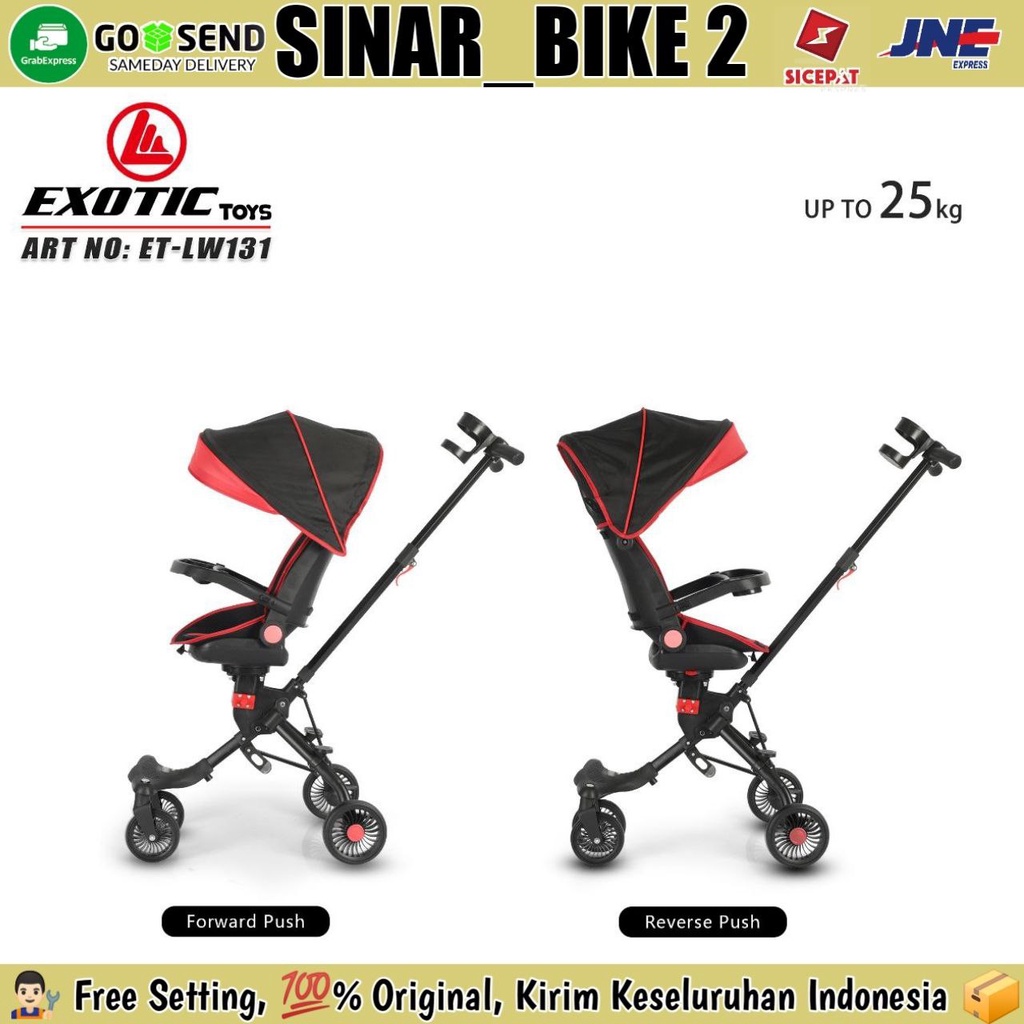 Magic Baby Stroller Exotic ET-131,,171 Kereta Dorong Bayi Kanopi