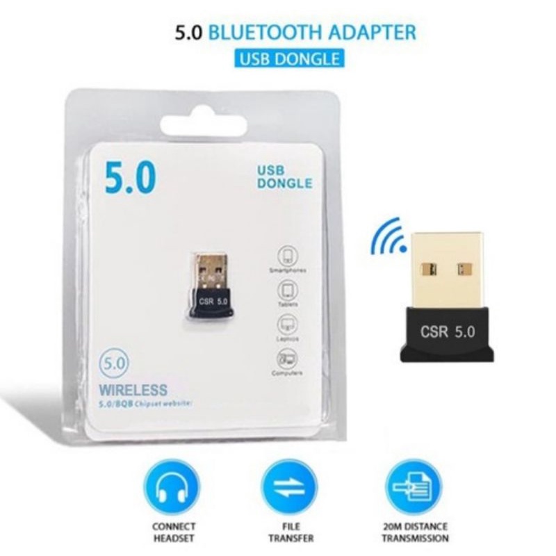 bluetooth dongle wireless usb mini adapter csr 5.0 for laptop / pc