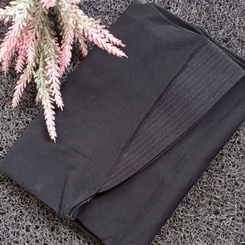 040 Sherin Polos Ori Aldhans hijab instan jilbab kerudung original al-dhans-Hitam