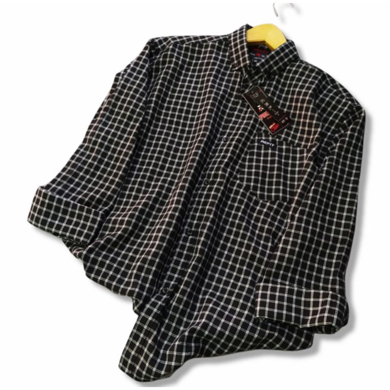 Kemeja Flanel Pria Distro Lengan Panjang Baju Atasan Wanita Kemeja Pria Kemeja-F3
