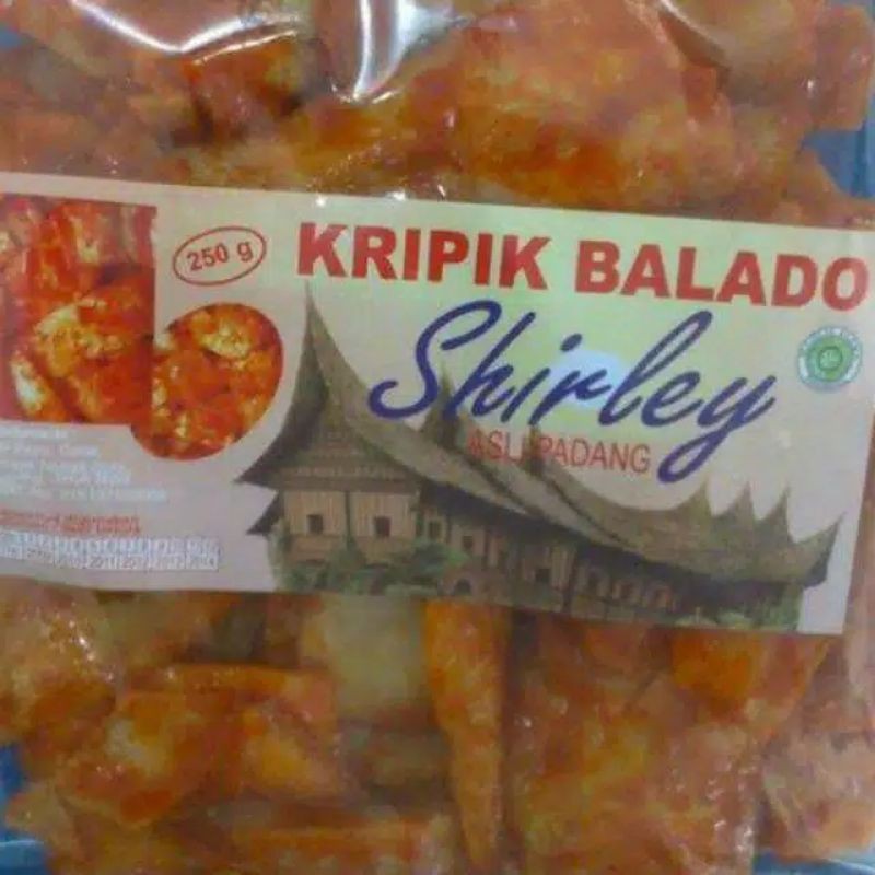 

Keripik Balado Shirley asli Padang 250gr