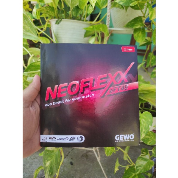 Gewo neoflexx eft 48 karet merah pingpong tenis meja