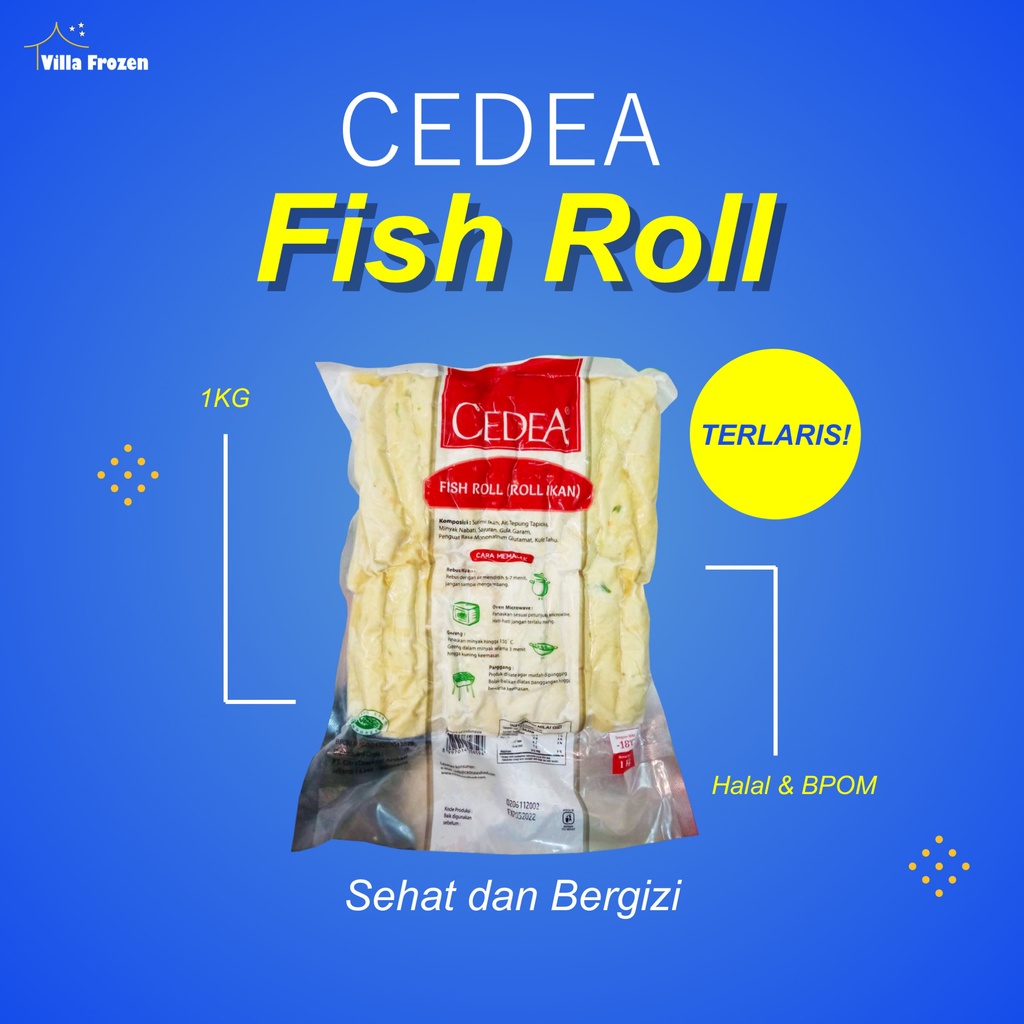 CEDEA FISH ROLL 250 GRAM DAN 1 KG