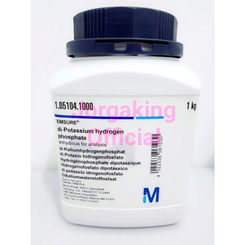 Dipotassium Hydrogen Phospat K2HPO4 (dikalium hidrogen fosfat) Analis Lab per 5 gram