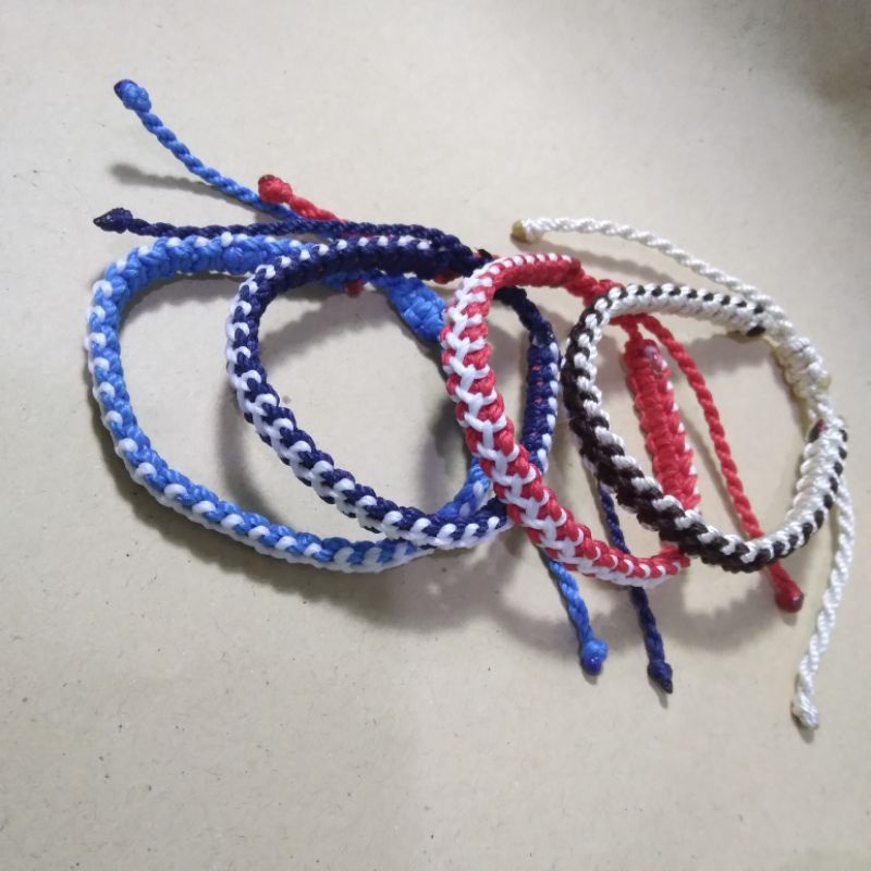 Gelang Tali Gelang Rajut Macrame Bracelet Gelang Macrame Gelang Handmade Pria Wanita Murah Grosir