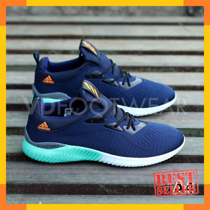 TERBARU 2018 ADIDAS ALPHABOUNCE 1M SNEAKERS PRIA SEPATU KETS
