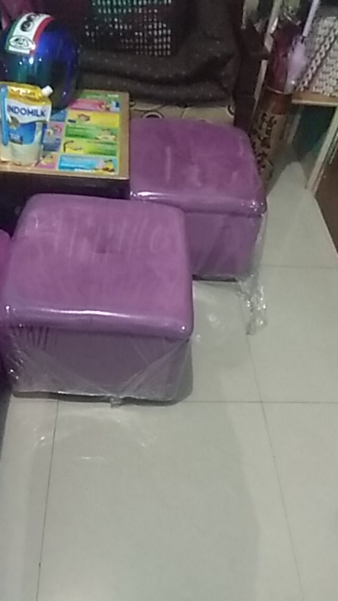 Promo Sofa L Kancing Minimalis Bludru 322 (free Ongkir)