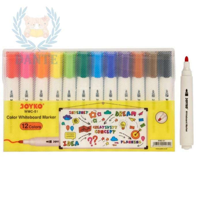 

TERMURAH Spidol Papan Tulis JOYKO Color Whiteboard Marker 12 Warna WMC-51/PULPEN GEL/PULPEN LUCU/PULPEN 1 PACK/PENSIL WARNA/PENSIL 2B/PENGHAPUS JOYKO/PENGHAPUS LUCU/RAUTAN PENSIL PUTAR/RAUTAN ELEKTRIK/SPIDOL WARNA/SPIDOL PERMANEN/SPIDOL