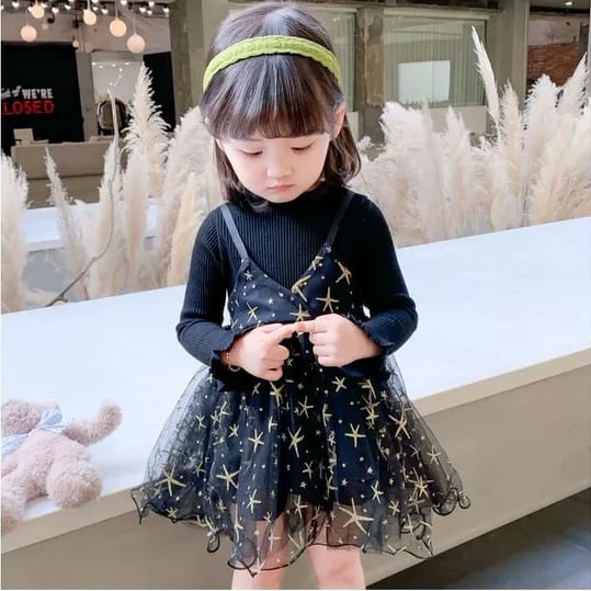 Bayi - 3 Tahun | Dress Mi Ra - Dres Korean Style Pesta Gaun Pesta Dress Casual Anak Perempuan Cewek Kualitas Import  Babycinnamon