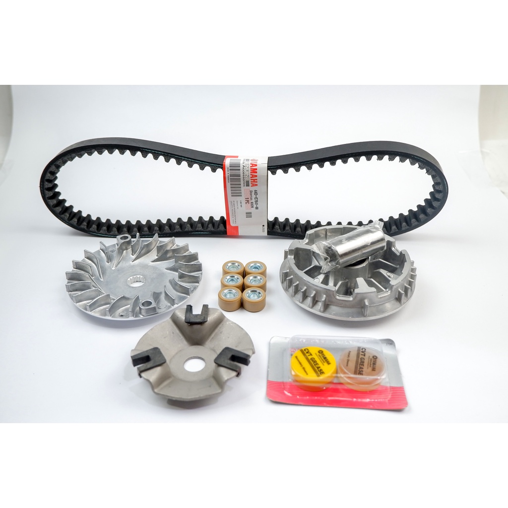 VanBelt Xeon 44D KOMPLIT Rumah Roller assy - Geuk cvt - kipas cvt  - V belt Yamaha Xeon Xeon RC & Xe