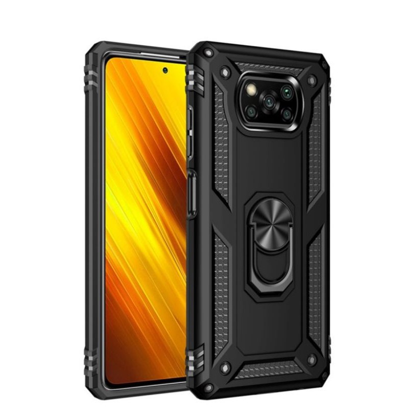 Case Xiaomi Poco X3 Nfc PocoX3 Pro Hardcase Sarung Casing Hard Ring Iring Cover Slim Bumper Hp