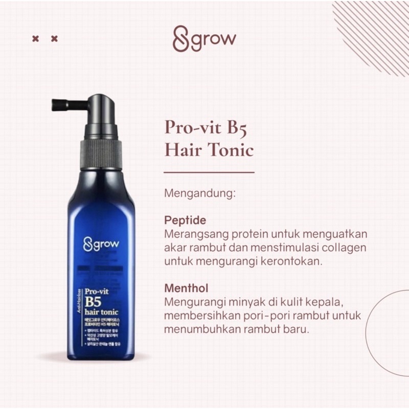 8 Grow Pro-Vit B5 Hair Tonic