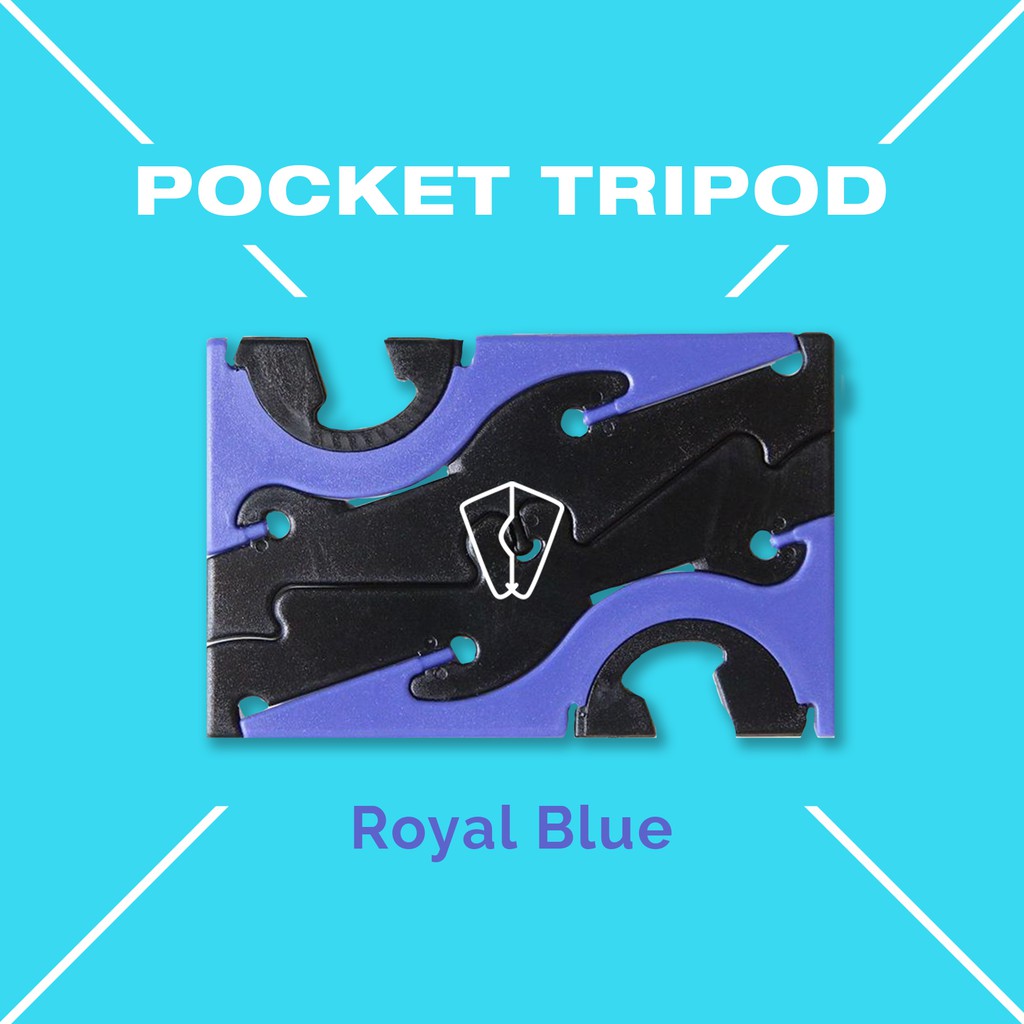 Pocket Tripod Indonesia / Kartu Tripod - Royal Blue