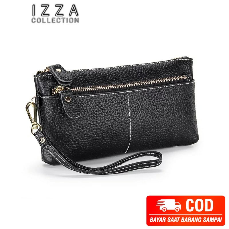 Dompet Hp Dan Uang Wanita KOREAN STYLE Hanging wallet  Handbag pouch kosmetik makeup Import Papirut 2 Ruang Cewek terbaru