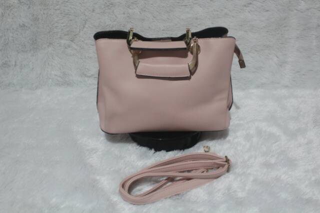TAS IMPORT HAND BAG/SLING BAG WANITA KOREA ORIGINAL LIGHT PINK
