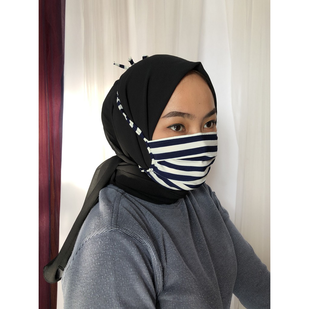 GYNDA MASKER KAIN POLOS MOTIF WOLFIS KATUN OXFORD