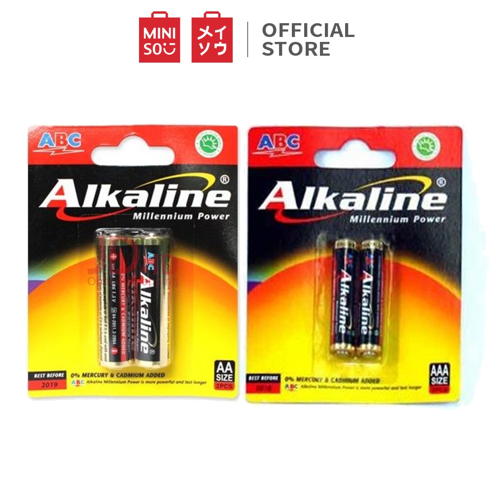 Jual Miniso Baterai Isi 2 Buah Alkaline Aaaaa Batteries 2 Pcs Tahan