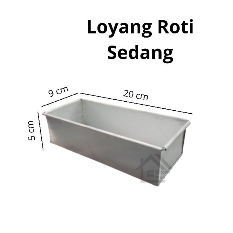 Loyang roti tawar 3 pcs /Loyang roti/Loyang roti sobek/loyang roti tawar sobek 3 set