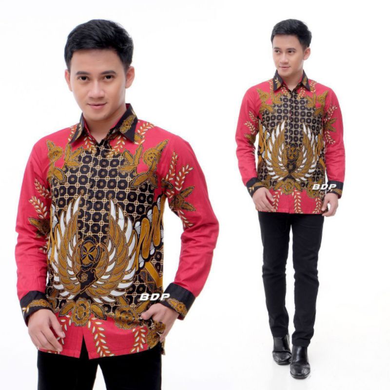 MURSYID OFFICIAL - Batik Couple | Batik Couple Modern | Baju Batik Couple | Batik Tunik Couple | Batik Couple Panjang M L XL XXL JUMBO-A.KEMEJA