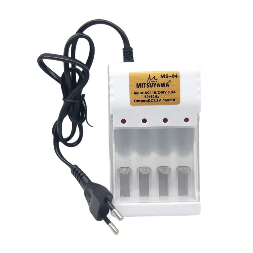 Cas Batre Baterai Type AA /AAA /A23 Fast Charging 4Slot