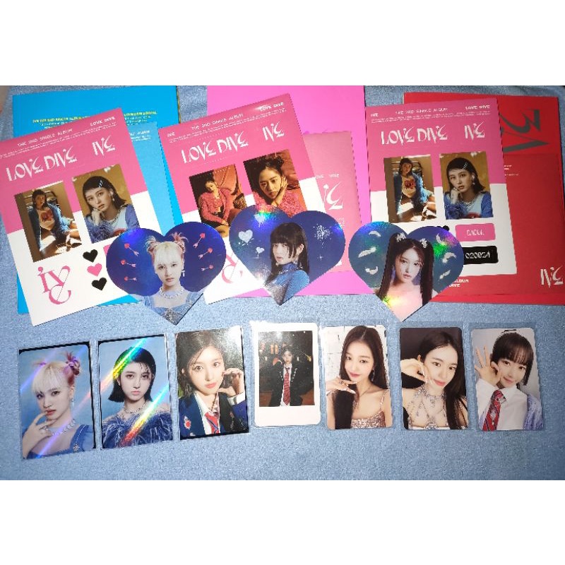 Sharing IVE Love Dive Album and PC unsealed
