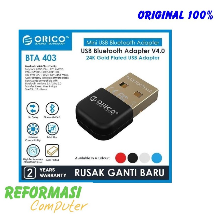 Orico Bta-403 Bluetooth 4.0 Receiver Dongle