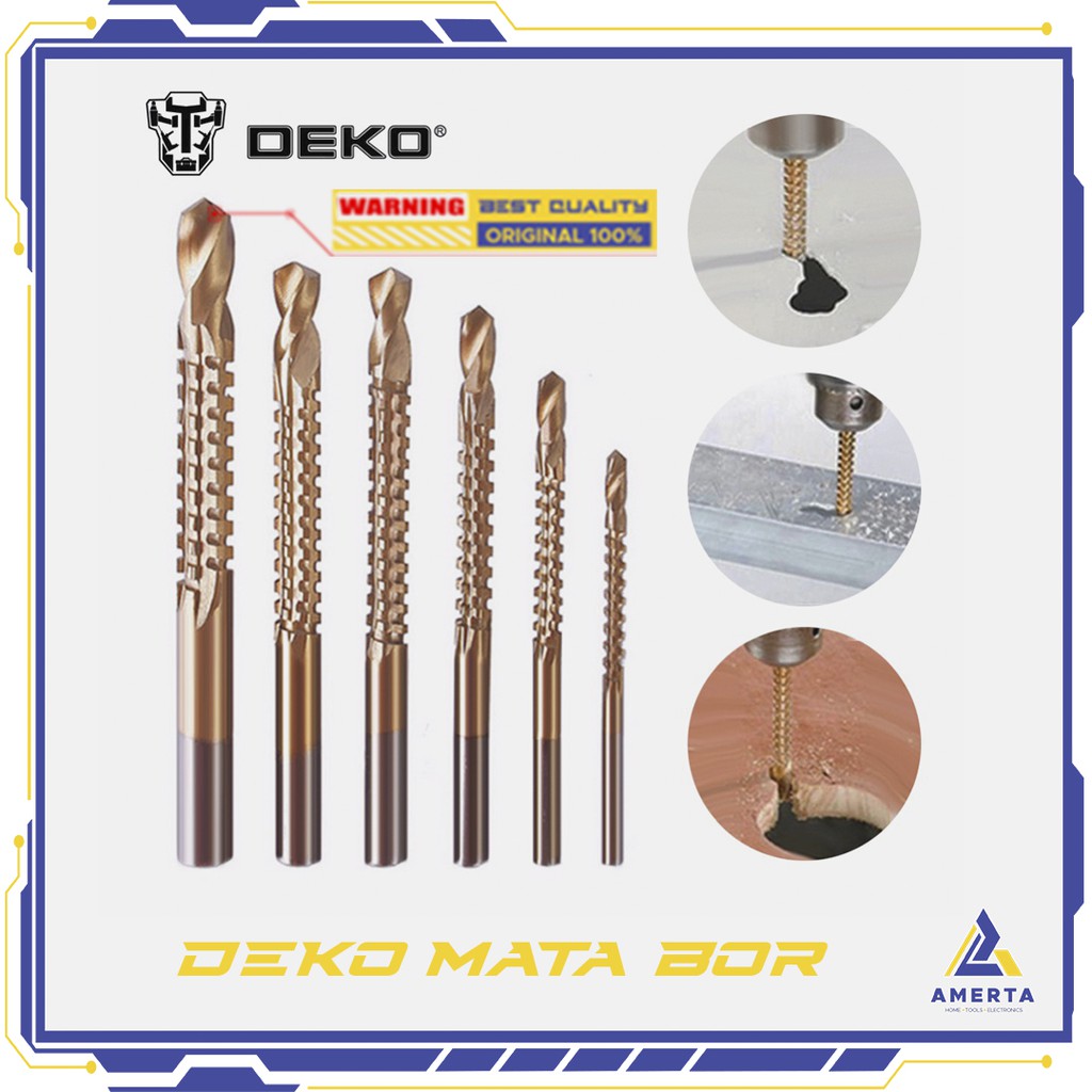 Mata Bor Power Drill HSS Steel isi 6 PCS