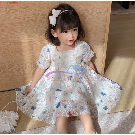 BAJU ANAK DRESS KUPU KUPU baju dress tutu anak perempuan set import ORI IMPORT%