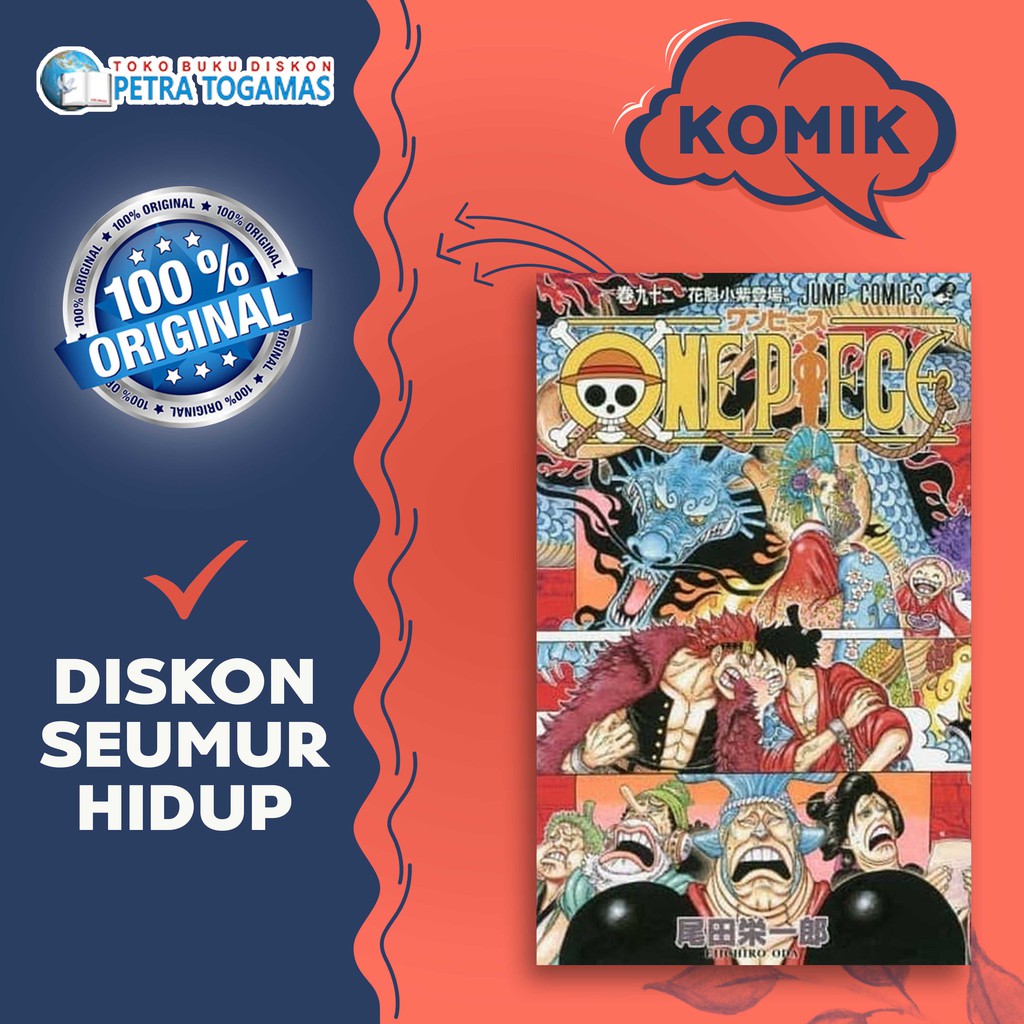 Seri Komik One Piece 84 85 86 87 90 91 92 43 44 93 Shopee Indonesia