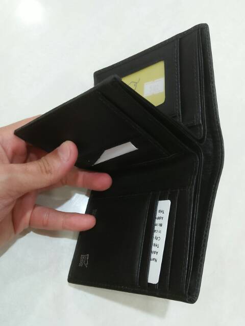 Dompet lipat pendek kulit asli premium