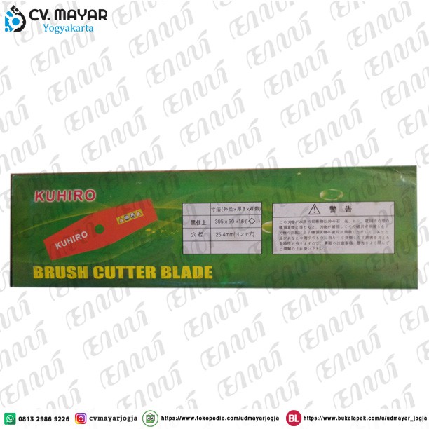 Kuhiro Brush Cutter Blade Mata Pisau Potong Rumput