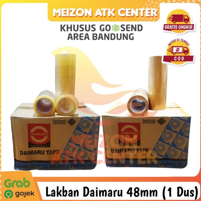 

KHUSUS GOSEND!! Lakban Daimaru Bening / Coklat 48mm x 90 yard (PERDUS)