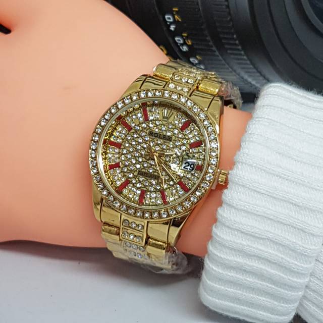 Jam Tangan Wanita Rolex Diamond New