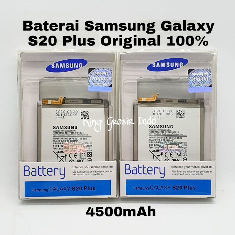 Baterai Samsung Galaxy S20 Plus Original 100% Battery Batre