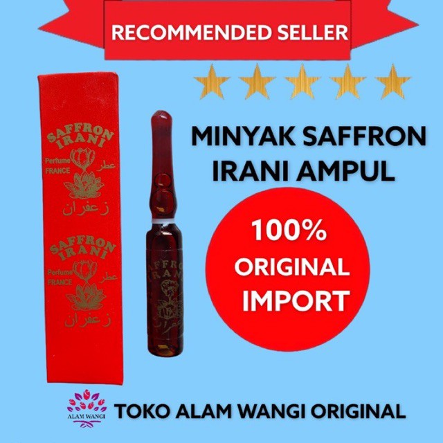 Minyak wangi jafaron merah kemasan ampul