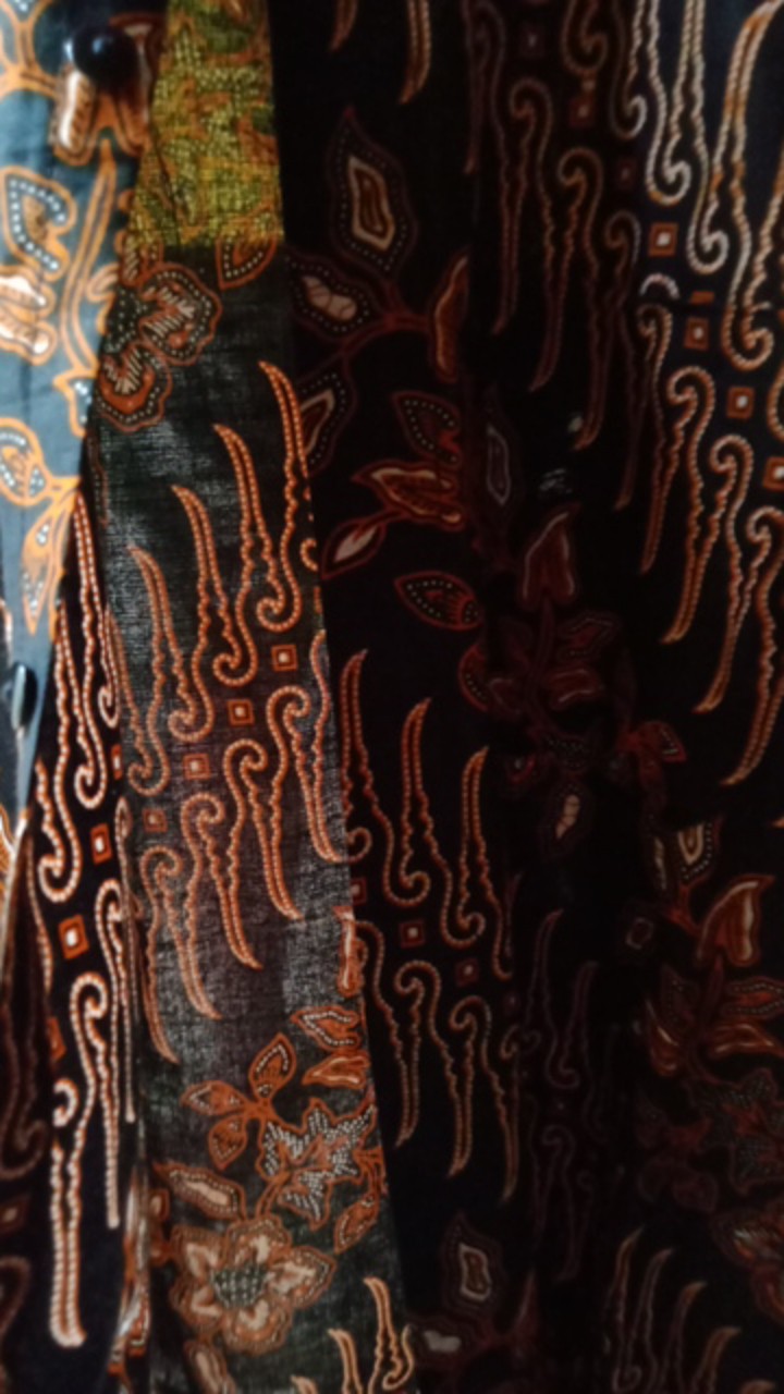 Maura Couple - Sania Ruffle Batik Couple Ori Ndoro Jowi Dnt Garansi Termurah Shopee - Payet Navy